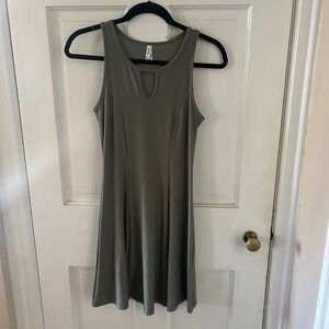 Mudd Olive Keyhole Tank Mini Dress